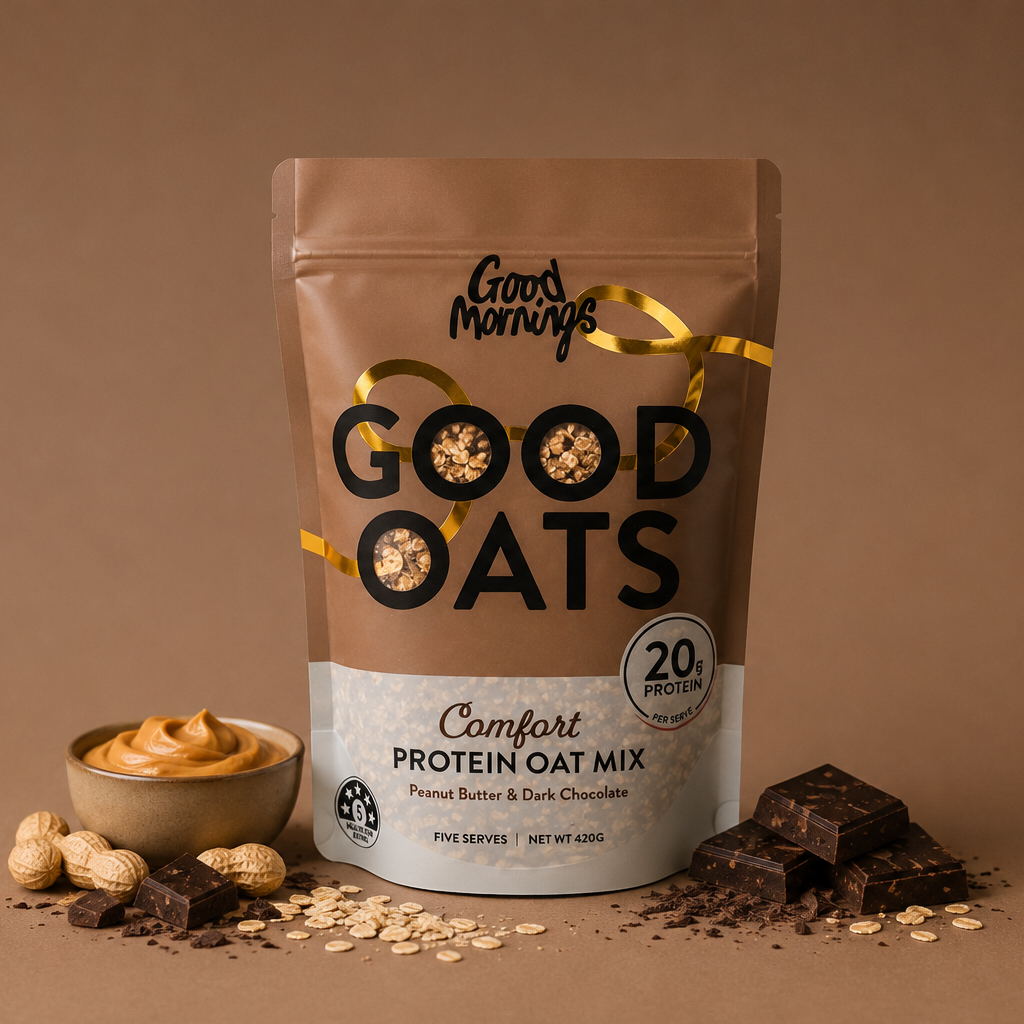 Comfort Peanut Butter & Dark Chocolate Overnight Oat Mix