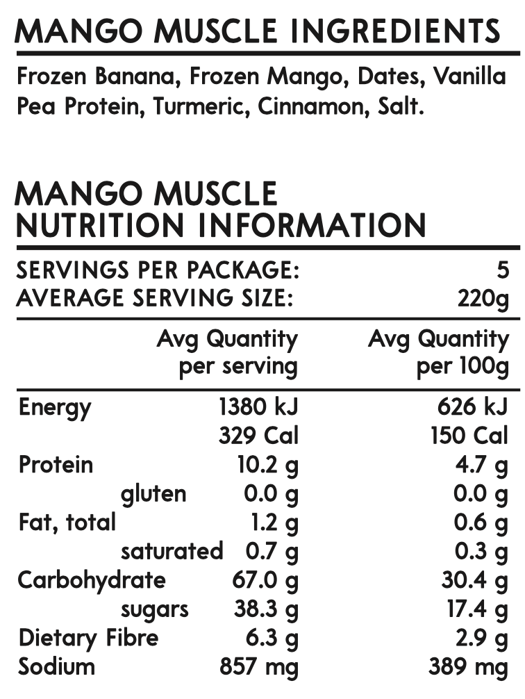 Mango Muscle 5 Pack